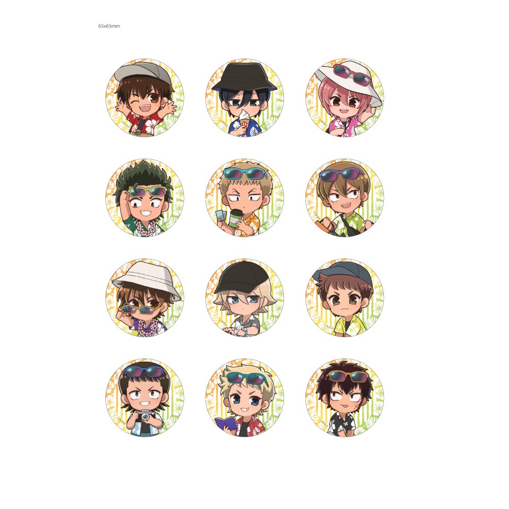 TVアニメ「ダイヤのA actⅡ」 (旅行ver) 缶バッジ BOX ※BOX販売 グッズ