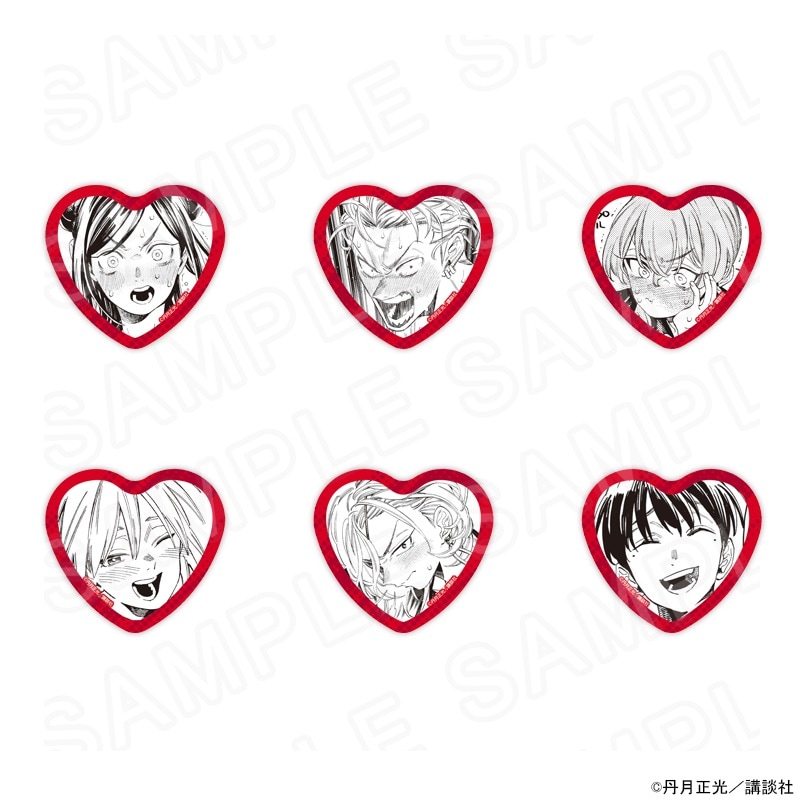 赤羽骨子のボディガード ハート型缶バッジ ※ブラインド販売 グッズ