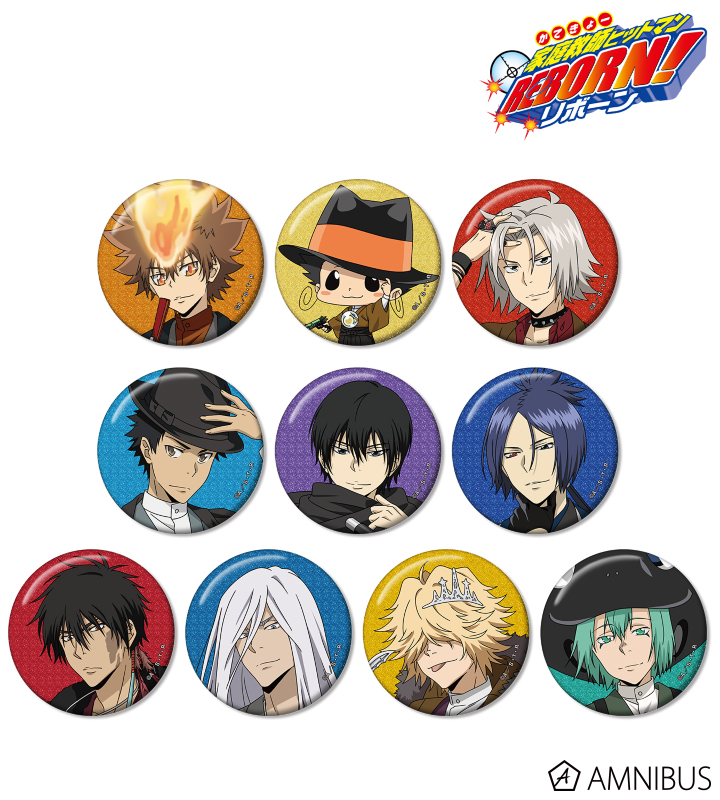 家庭教師ヒットマンREBORN!描き下ろし 和洋折衷ver. トレーディンググリッター缶バッジ(単位/単品)