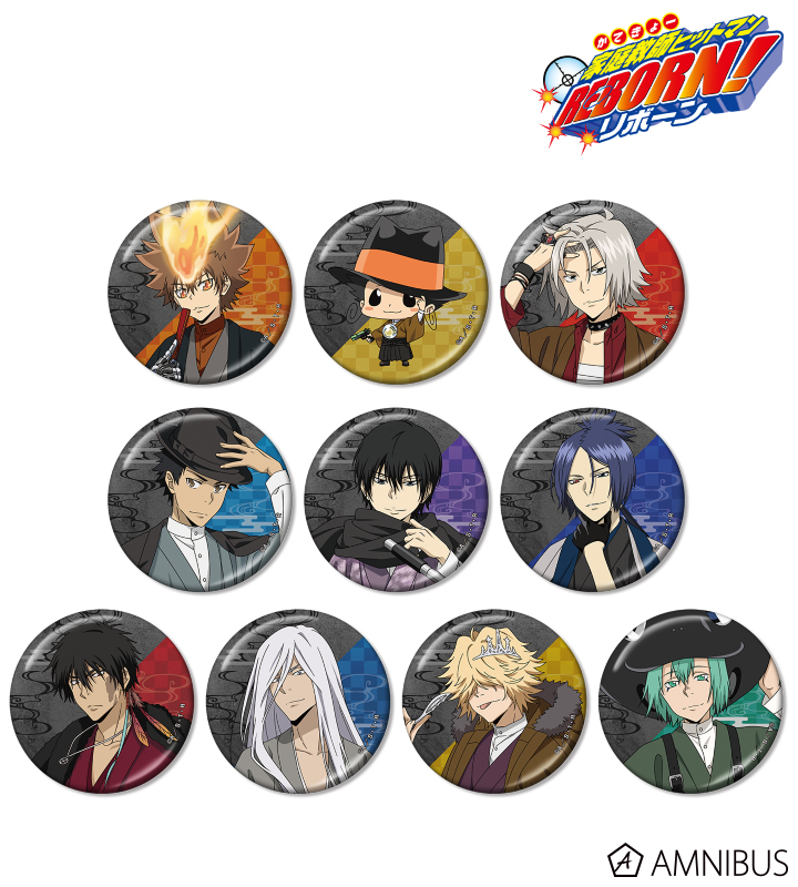 家庭教師ヒットマンREBORN!描き下ろし 和洋折衷ver. トレーディングメタリック缶バッジ(単位/単品)