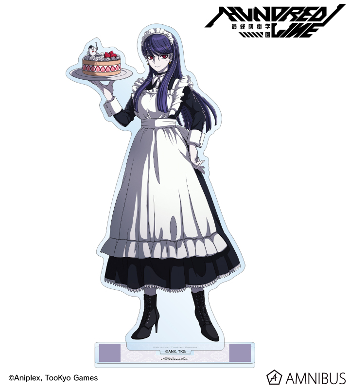 HUNDRED LINE -最終防衛学園-描き下ろし 雫原比留子 メイドver. BIGアクリルスタンド