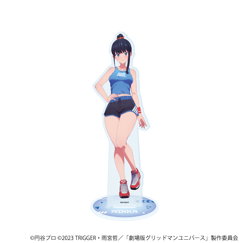 BIGアクリルスタンド「グリッドマンユニバース」01/宝多六花 スポーツウェアver.(描き下ろしイラスト)