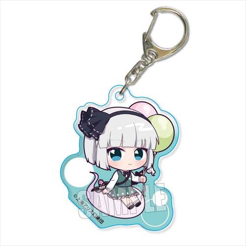 ぷかっしゅアクリルキーホルダー魂魄　妖夢　バルーンｖｅｒ．