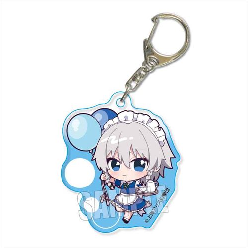 ぷかっしゅアクリルキーホルダー十六夜　咲夜　バルーンｖｅｒ．