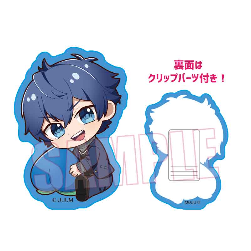 ぎゅぎゅっとアクリルクリップ カラフルピーチ/なおきり