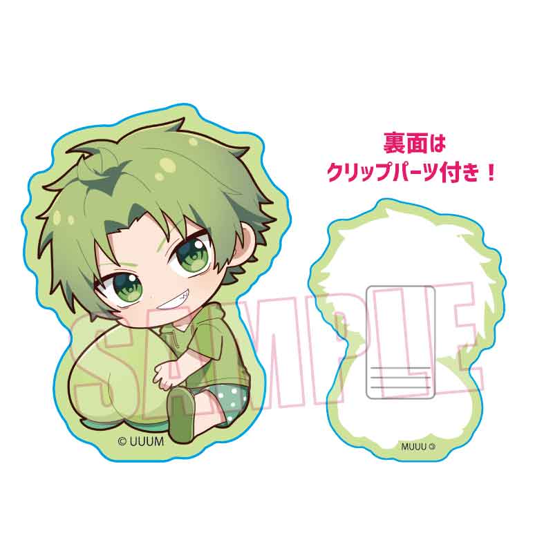 ぎゅぎゅっとアクリルクリップ カラフルピーチ/シヴァ