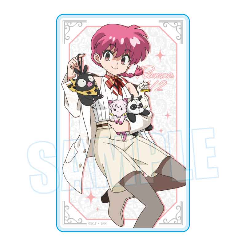 アクリルカード らんま1/2 らんま(ぬいぐるみといっしょ)