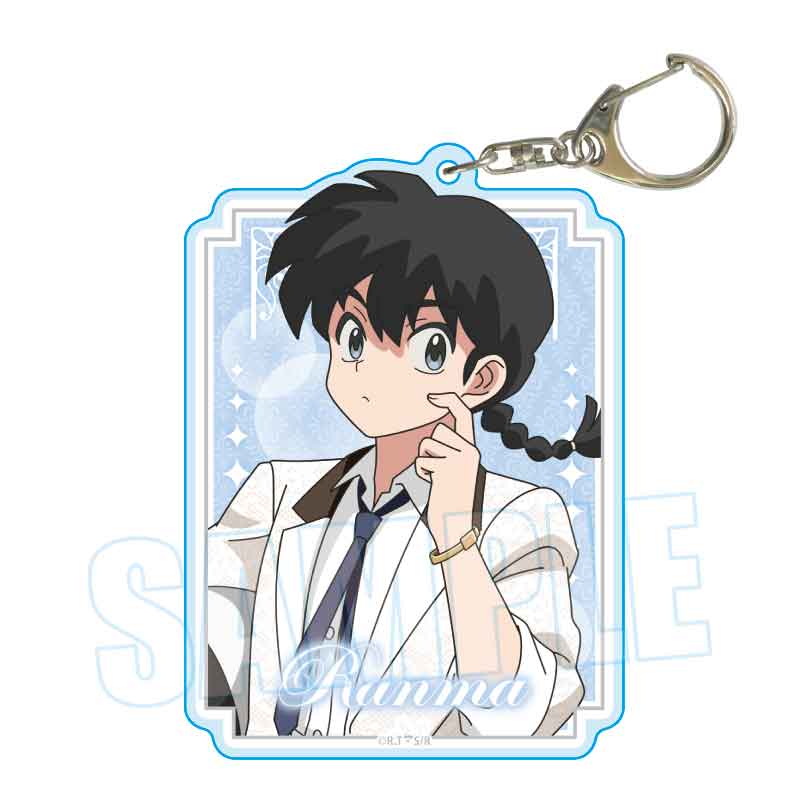 ちょいデカアクリルキーホルダー らんま1/2 早乙女 乱馬(ぬいぐるみといっしょ)
