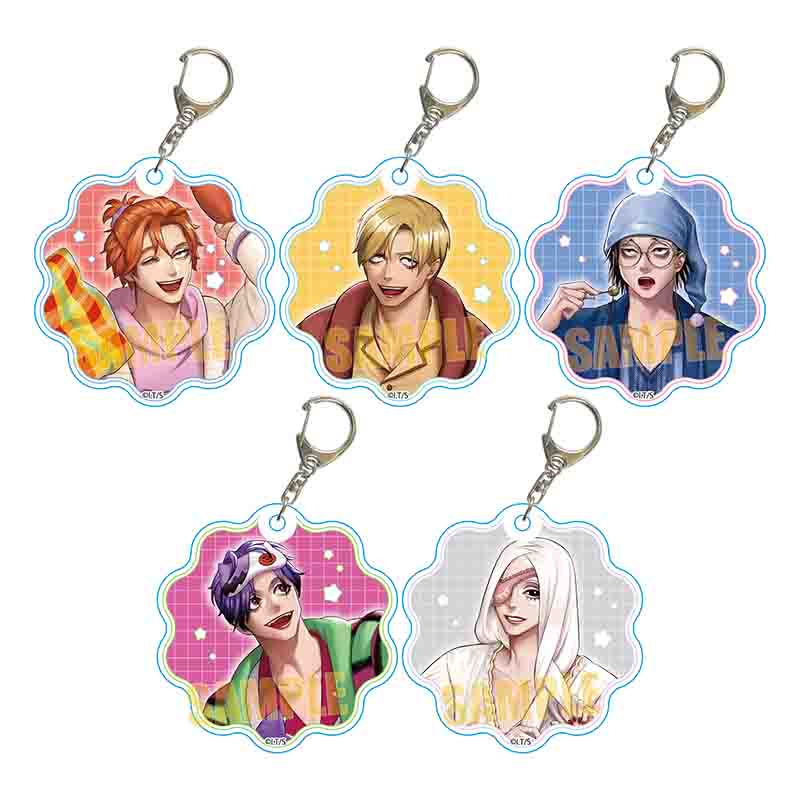 トレーディングアクリルキーホルダー ジャンケットバンク/パジャマパーティー