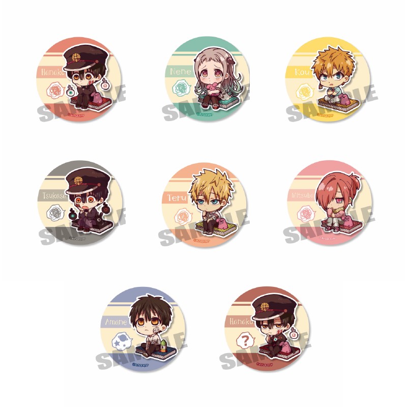 トレーディング缶バッジ地縛少年花子くん/なやむん