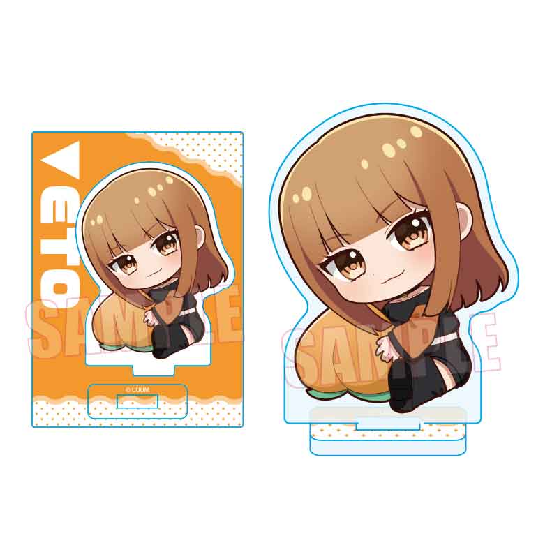 ぎゅぎゅっとミニスタンド カラフルピーチ/えと