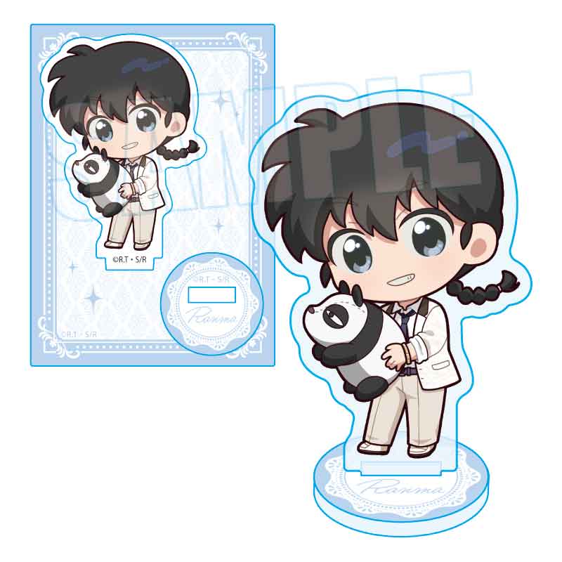 ミニスタンド らんま1/2 早乙女 乱馬(ぬいぐるみといっしょ)