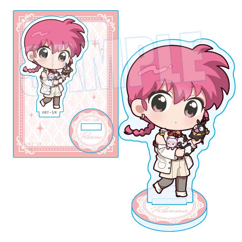ミニスタンド らんま1/2 らんま(ぬいぐるみといっしょ)