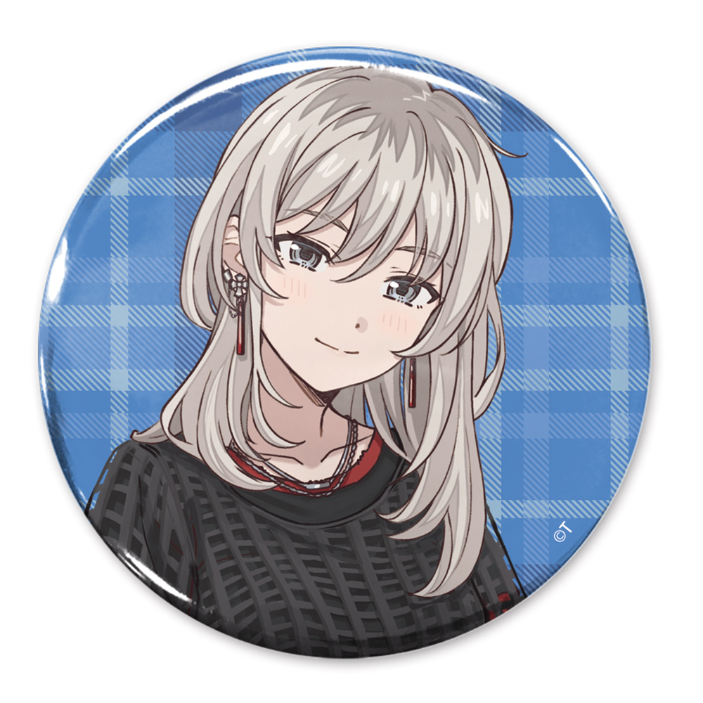 ガールズバンドクライ　描き下ろし　河原木桃香　６５ｍｍ缶バッジ　「ｆｏｒ　ｙｏｕ」Ｖｅｒ．