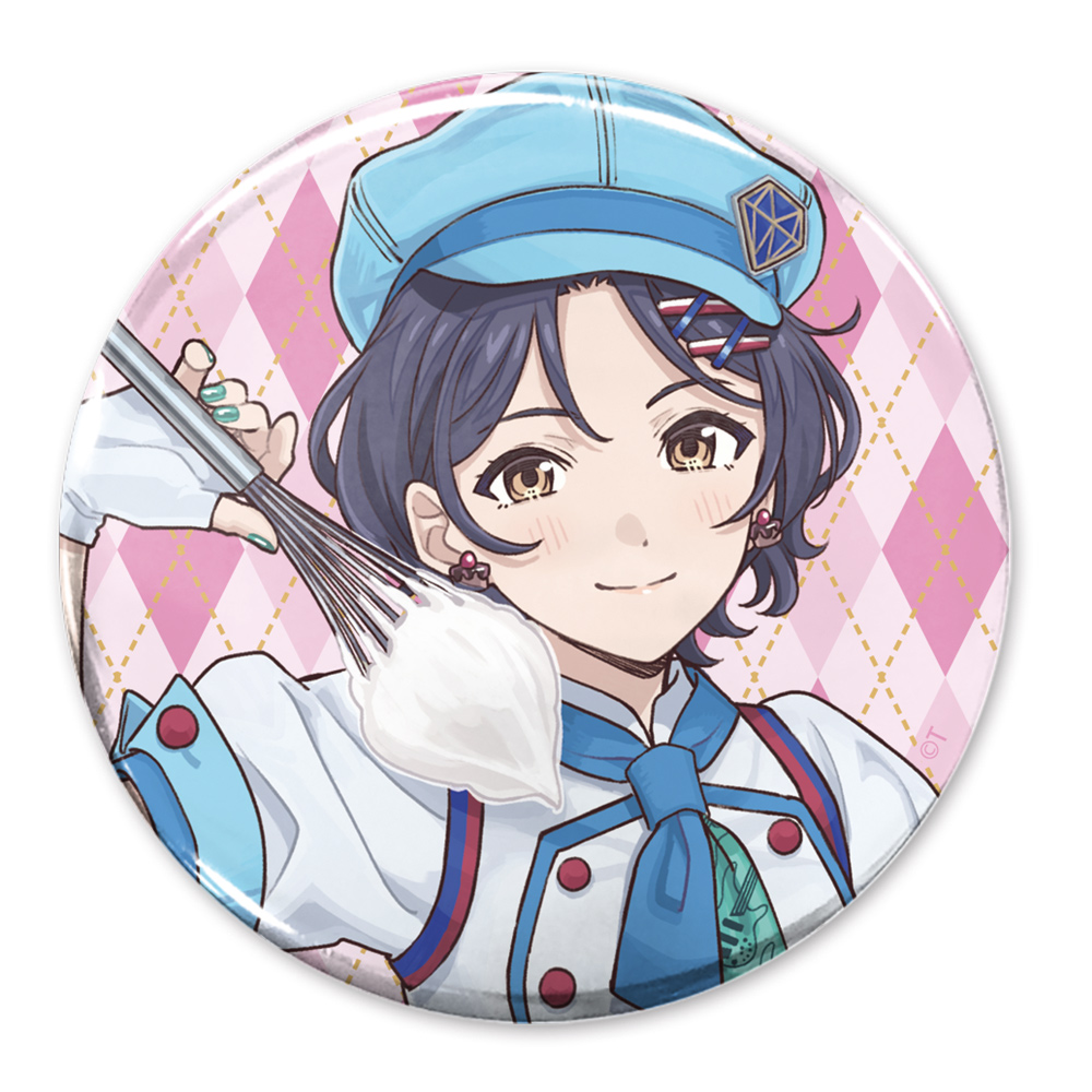 ガールズバンドクライ　描き下ろし　ナナ　６５ｍｍ缶バッジ　パティシエＶｅｒ．