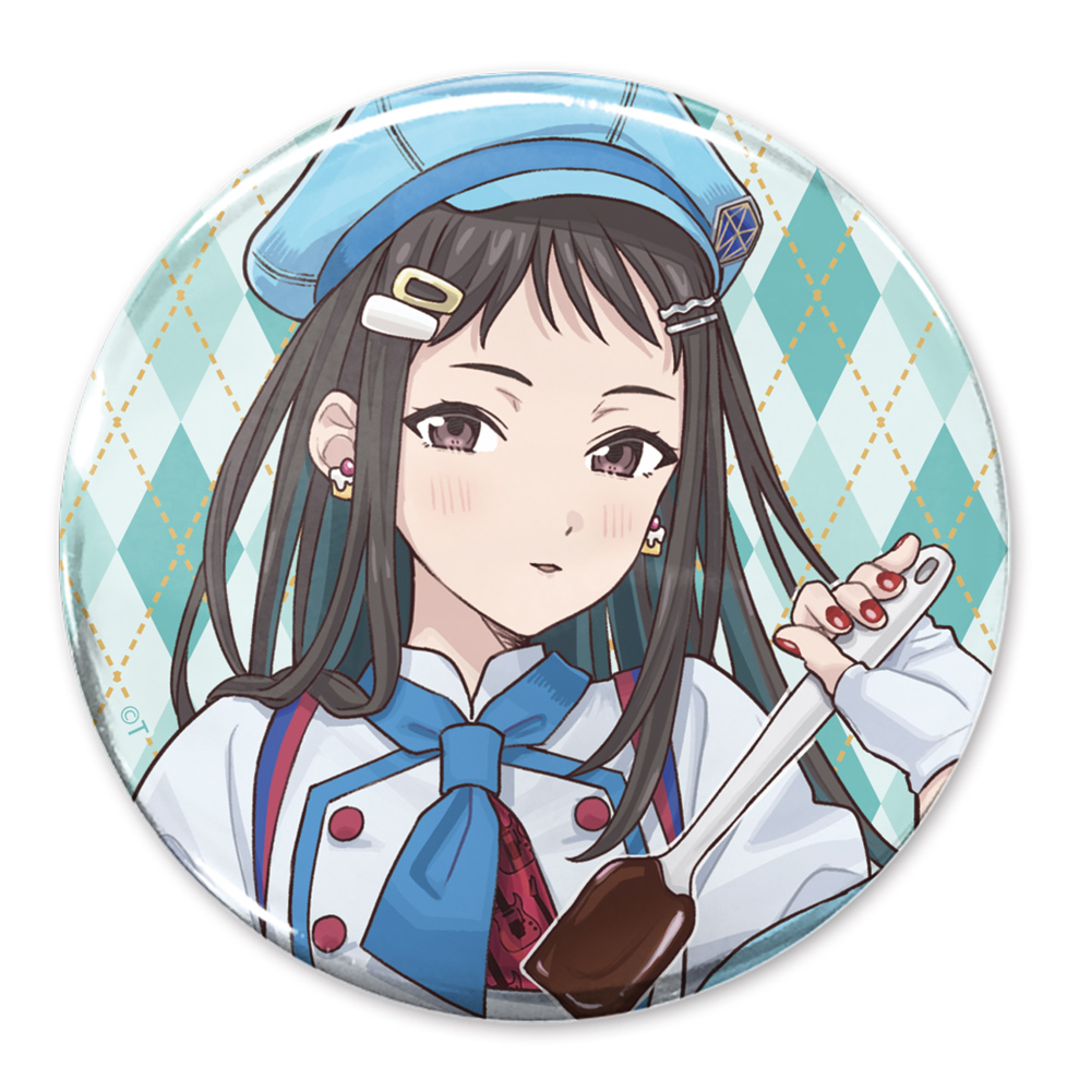 ガールズバンドクライ　描き下ろし　リン　６５ｍｍ缶バッジ　パティシエＶｅｒ．