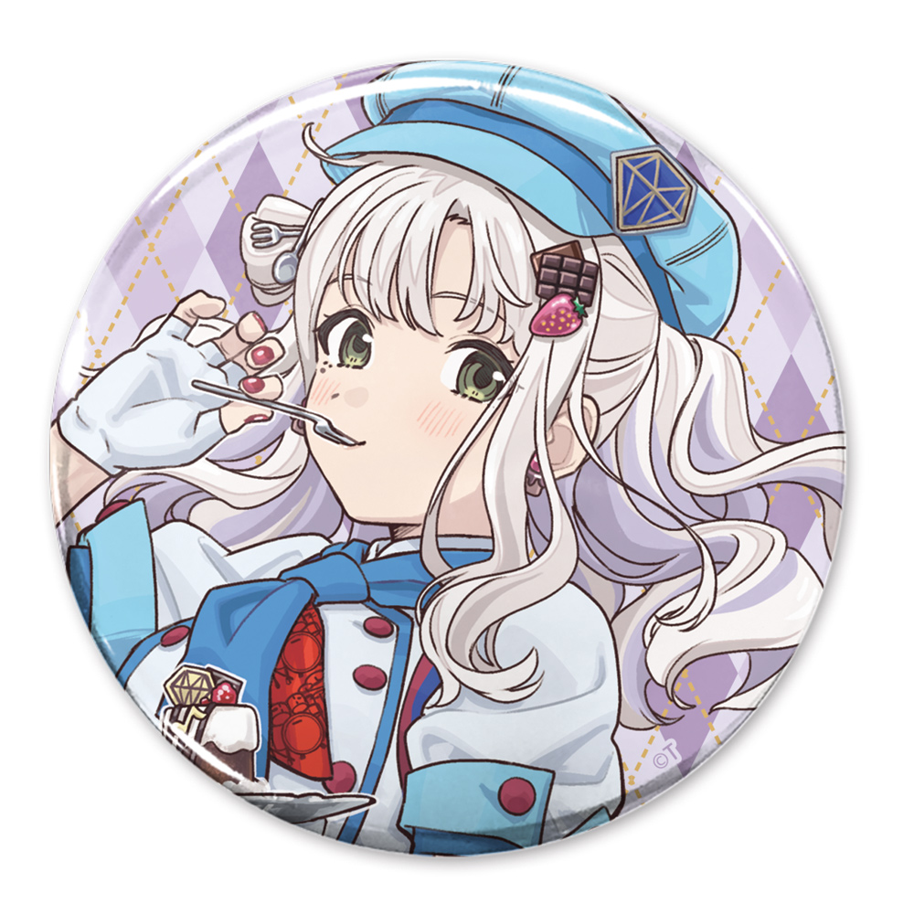 ガールズバンドクライ　描き下ろし　アイ　６５ｍｍ缶バッジ　パティシエＶｅｒ．