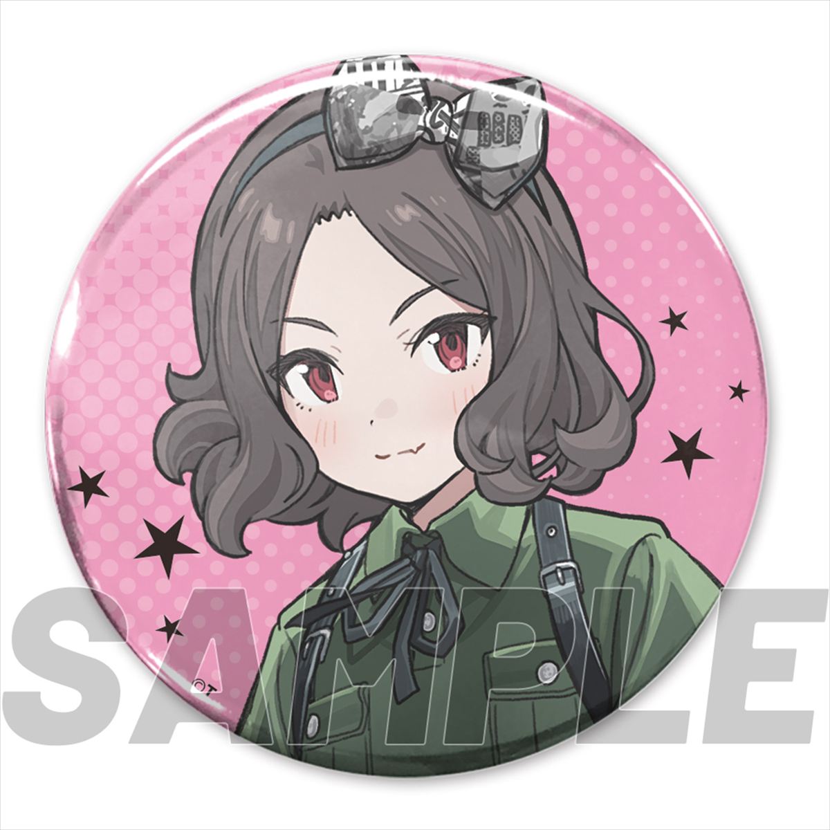 描き下ろし　海老塚智　６５ｍｍ缶バッジ　運命の華Ｖｅｒ．