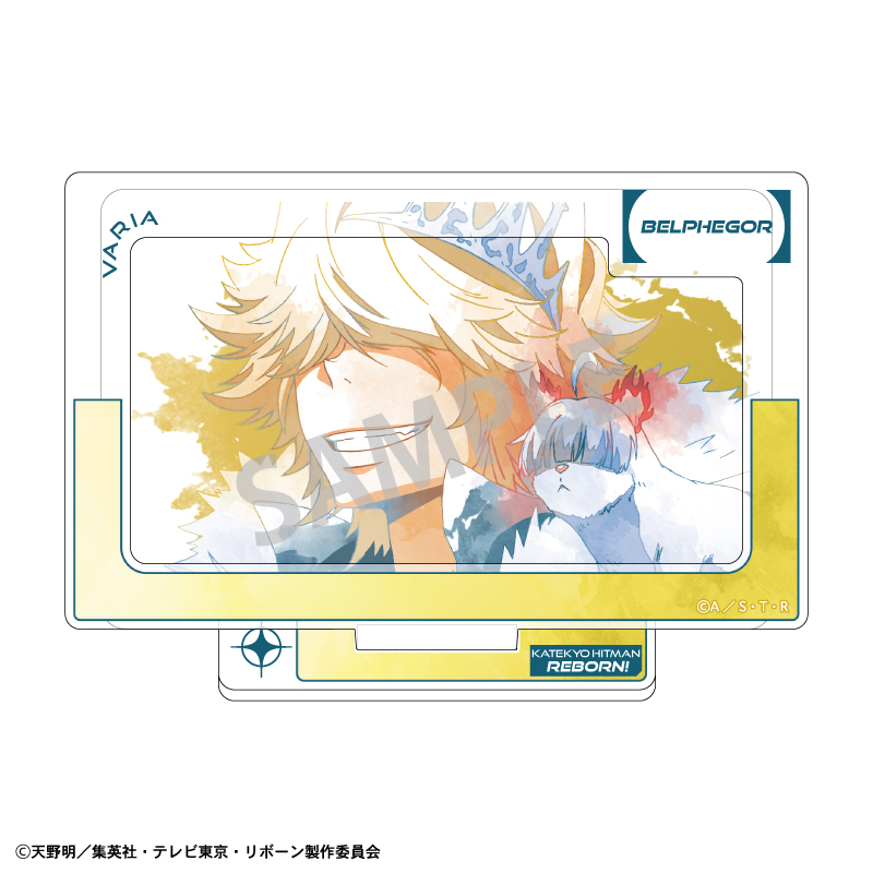 家庭教師ヒットマンREBORN!　フレームアクリルスタンド　ベルフェゴール／カミアニTOUCH