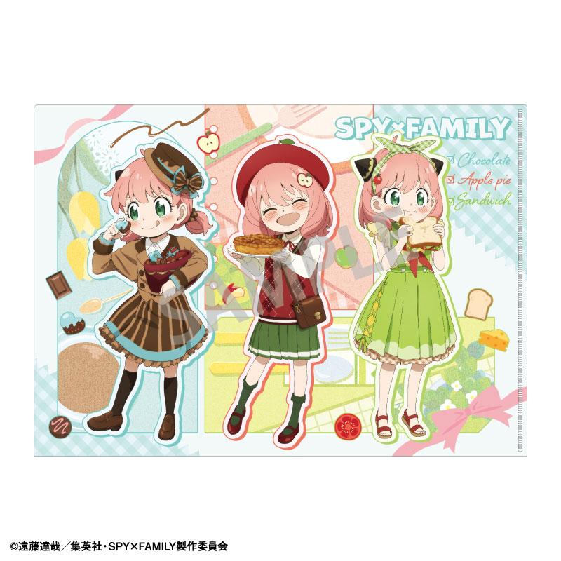 SPY×FAMILY　A4シングルクリアファイル　B／食べ物