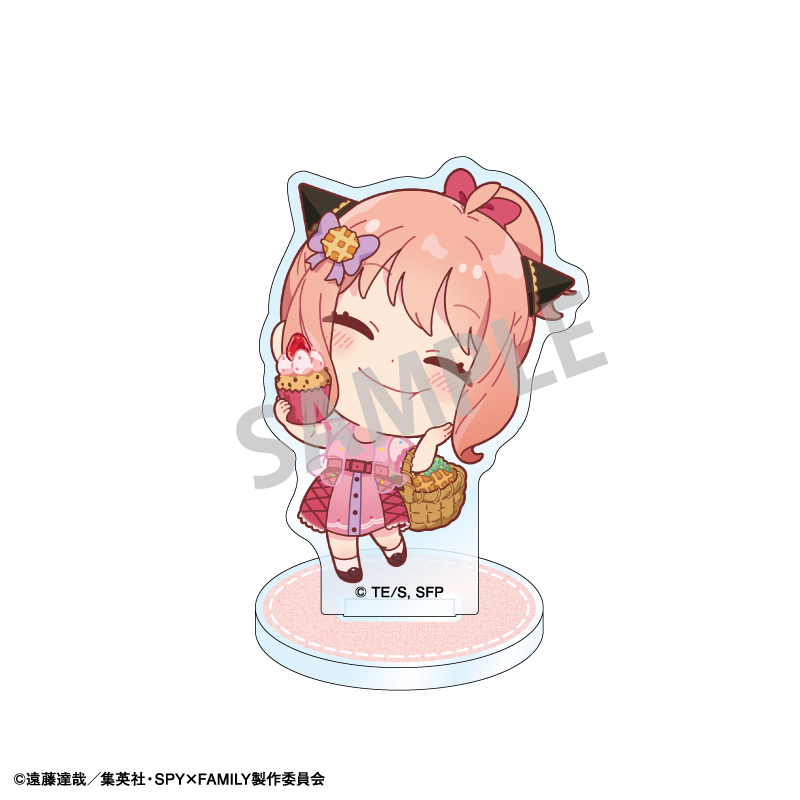 SPY×FAMILY　ミニアクリルスタンド　焼き菓子／食べ物　描き起こし