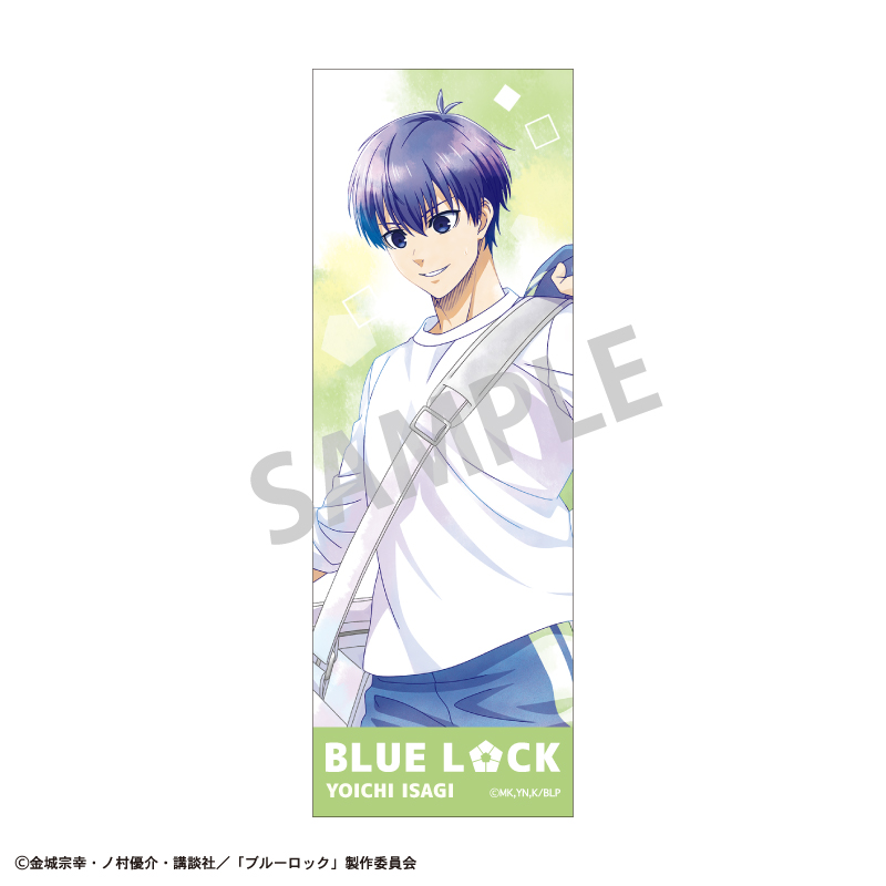 ブルーロック　ロングスクエア缶バッジ　潔 世一／ノスタルジー／カミアニTOUCH