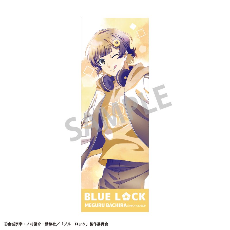 ブルーロック　ロングスクエア缶バッジ　蜂楽 廻／ノスタルジー／カミアニTOUCH