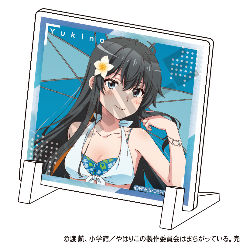 やはり俺の青春ラブコメはまちがっている。完　ミニアクリルパネル　雪ノ下雪乃　水着パラソル