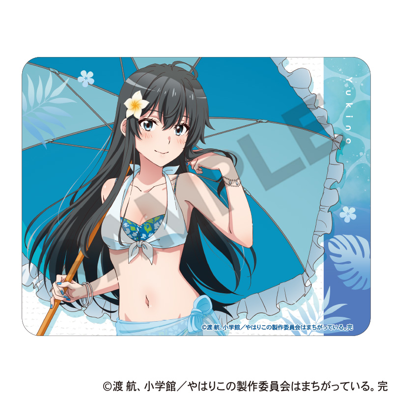 やはり俺の青春ラブコメはまちがっている。完　マウスパッド　雪ノ下雪乃　水着パラソル