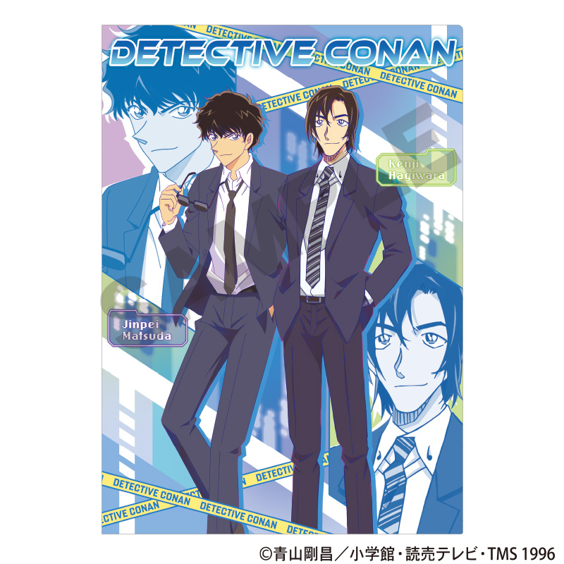 名探偵コナン　シングルクリアファイル　ブルーバリケード