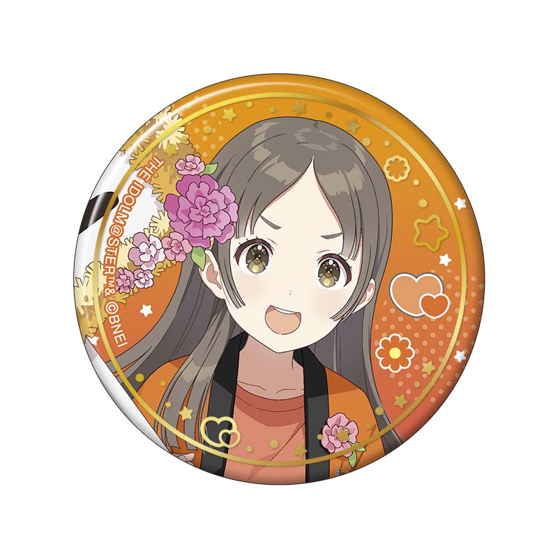 学園アイドルマスター 箔押し缶バッジ／倉本千奈　初星文化祭フェア