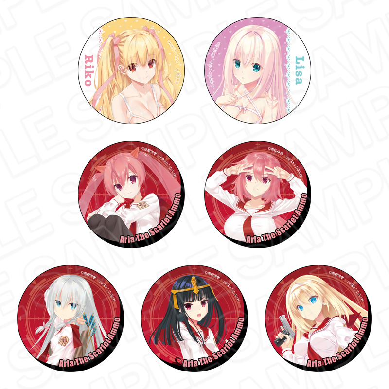 緋弾のアリア　ホログラムカンバッジ(ブラインド)　vol.2