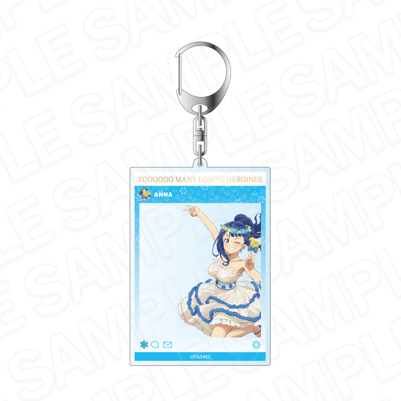 TVアニメ「負けヒロインが多すぎる！」　SNS風アクリルキーホルダー　八奈見杏菜　1st anniversary ver.