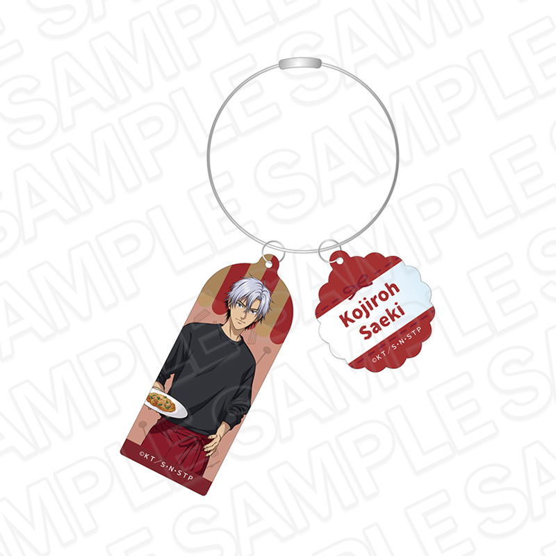 新テニスの王子様ワイヤーキーホルダー　佐伯虎次郎　手料理　ｖｅｒ．