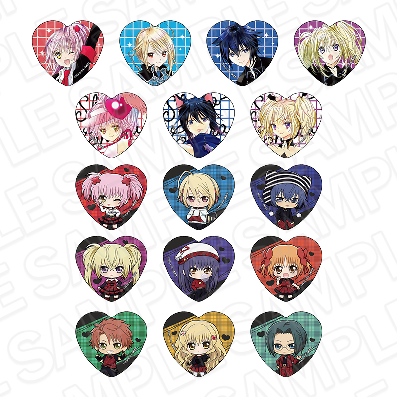 しゅごキャラ！　ハート型ホログラムカンバッジ(ブラインド)