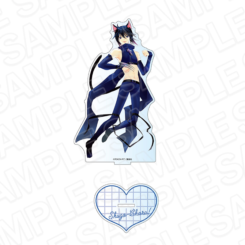 しゅごキャラ！　ホログラムデカアクリルスタンド　ブラックリンクス