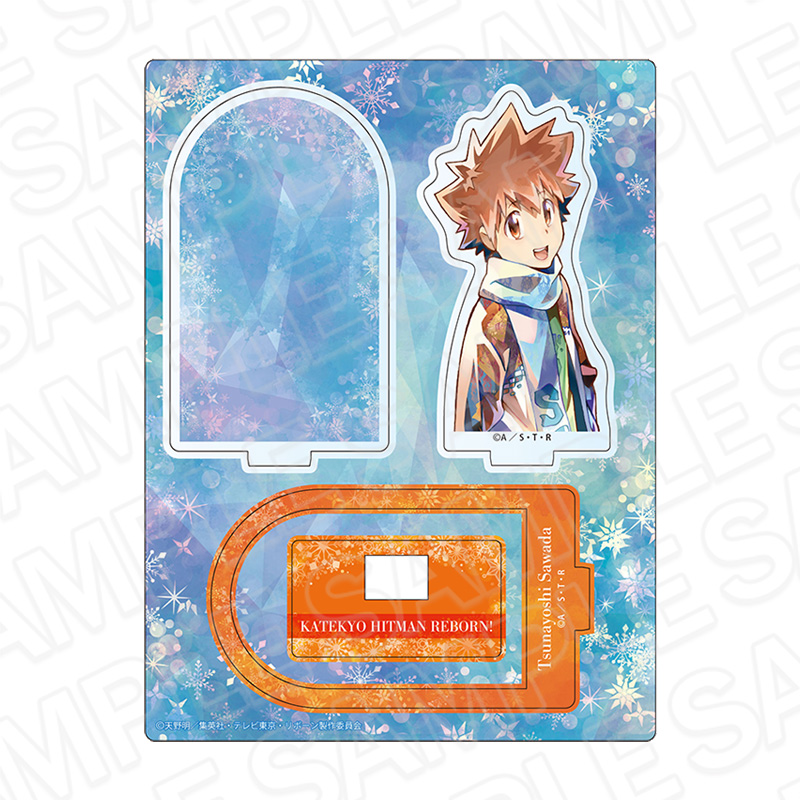 レイヤーアクリルスタンド　ＰＡＬＥ　ＴＯＮＥ　ｓｅｒｉｅｓ　沢田　綱吉　ｗｉｎｔｅｒ　ｖｅｒ．