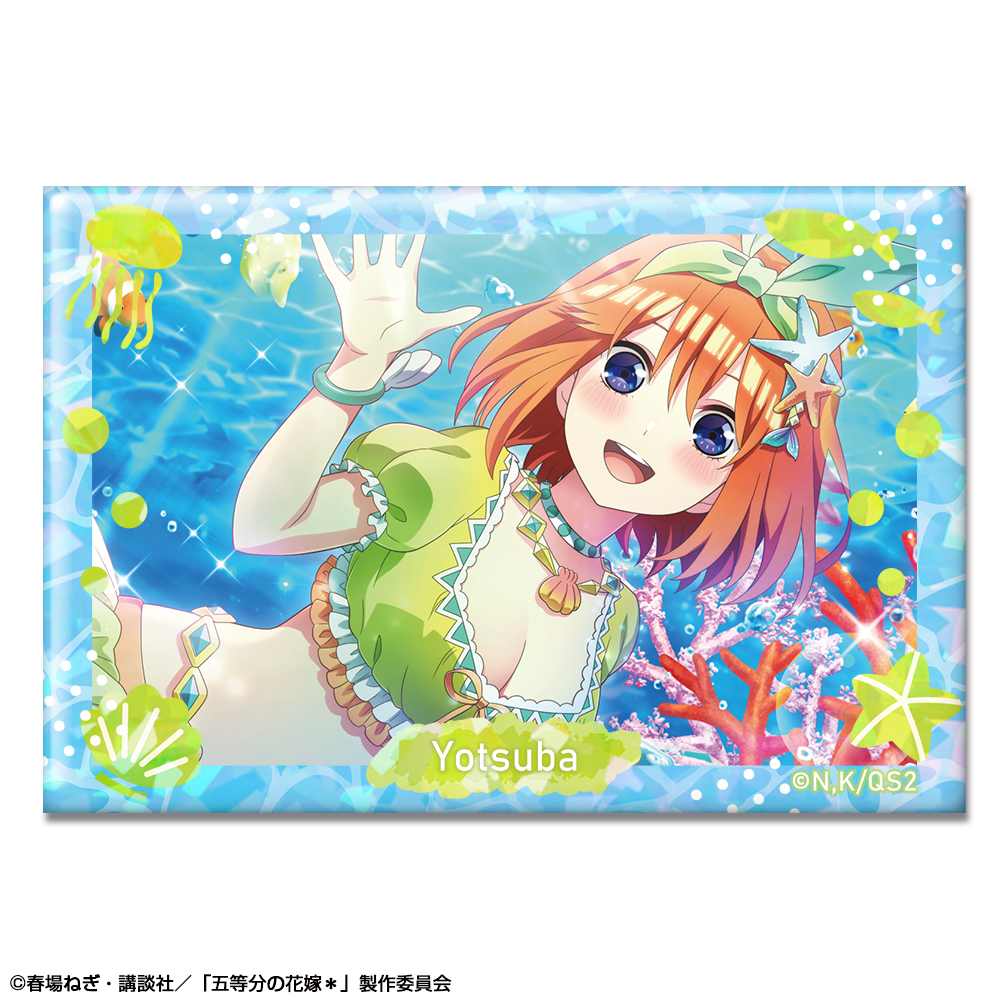 五等分の花嫁＊ ホログラム缶バッジ Ver.2 デザイン09(中野四葉/B)