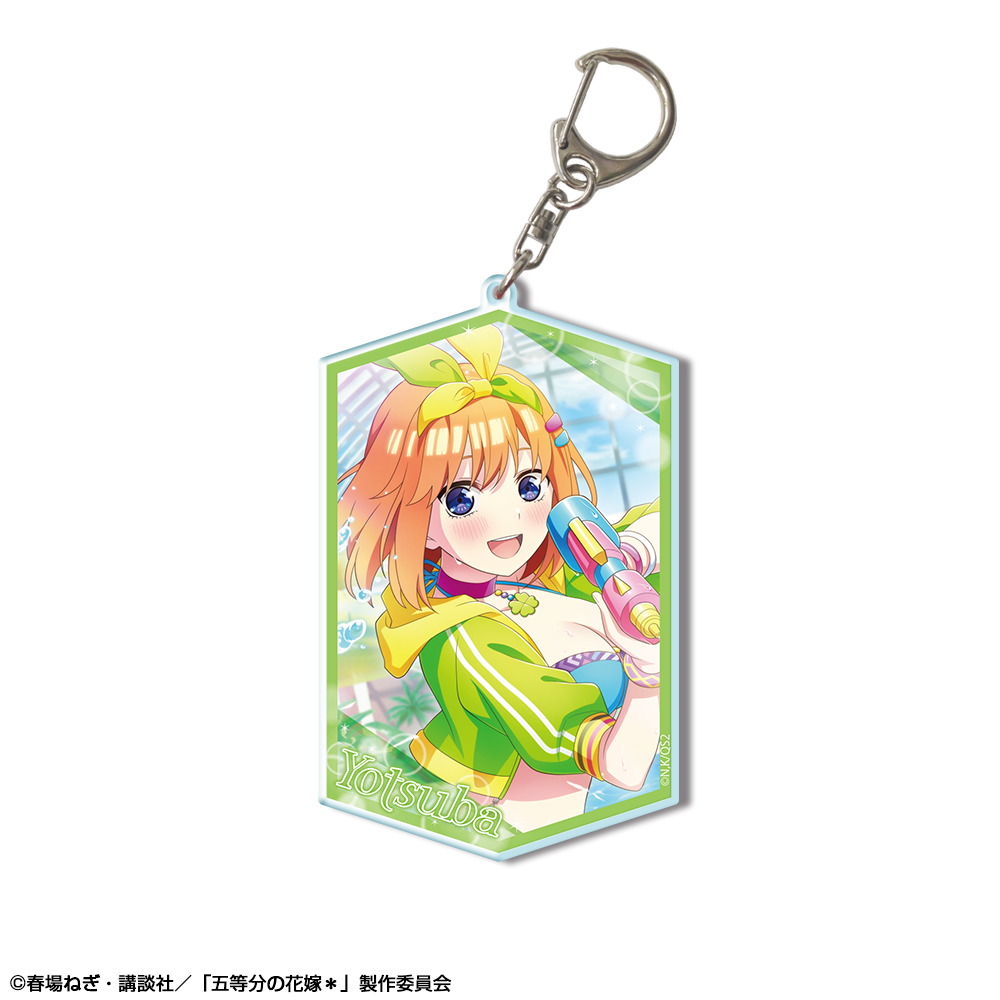 五等分の花嫁＊ ビッグアクリルキーホルダー Ver.2 デザイン04(中野四葉)