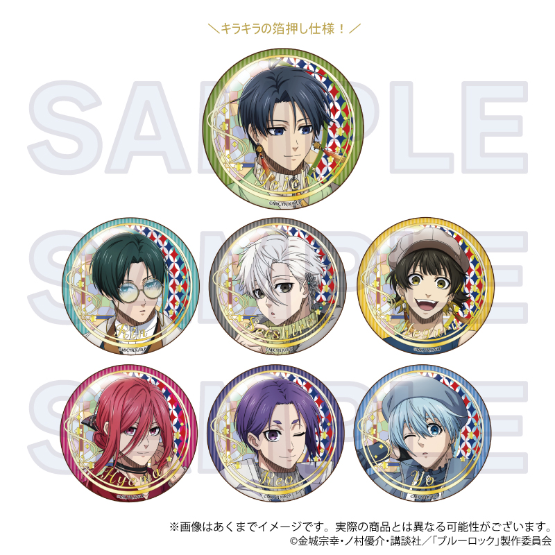 ブルーロック　トレーディング缶バッジ　和洋折衷ver.