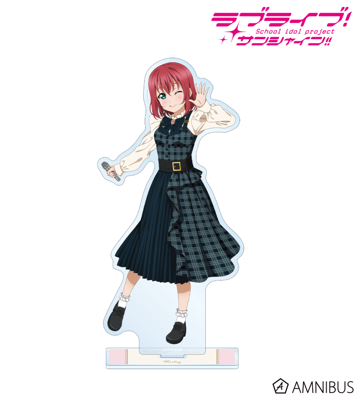 描き下ろし 黒澤 ルビィ チェックワンピース衣装ver. BIGアクリルスタンド