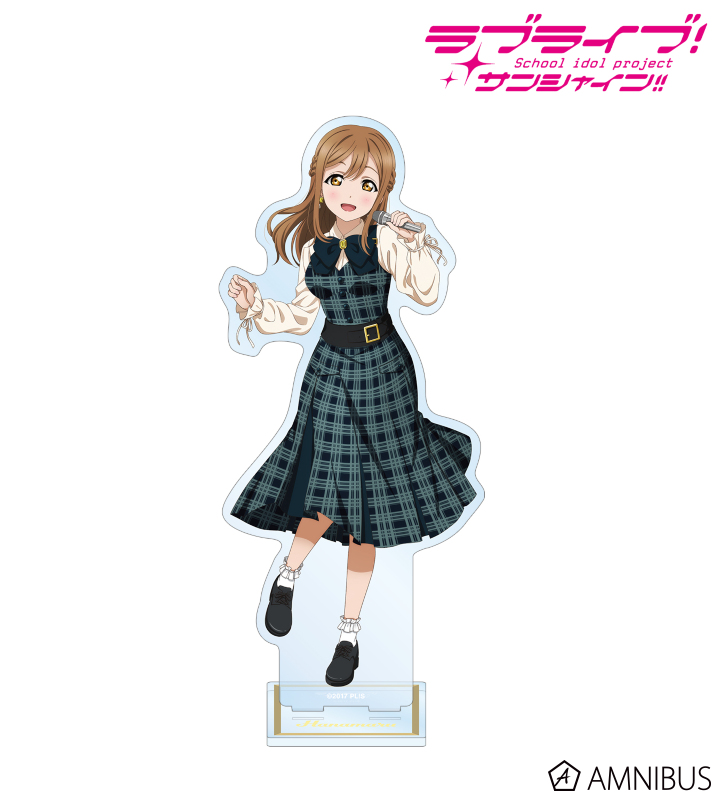 描き下ろし 国木田 花丸 チェックワンピース衣装ver. 特大アクリルスタンド