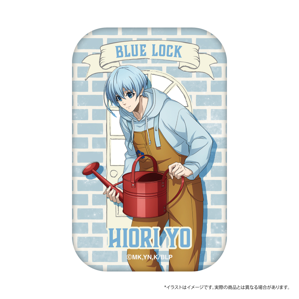 ブルーロック スクエア缶バッジ 氷織 羊(お花屋さん)