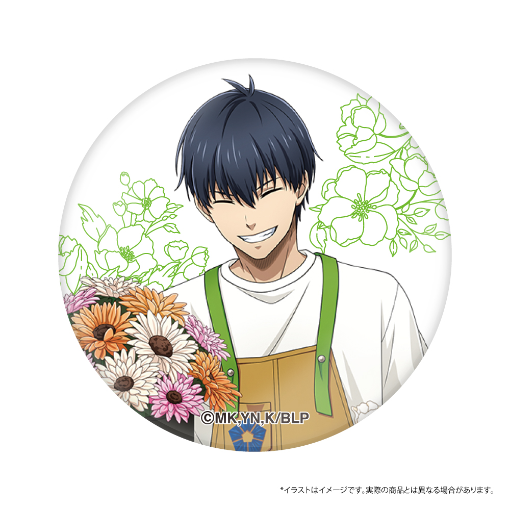 ブルーロック ガラスマグネット 潔 世一(お花屋さん)