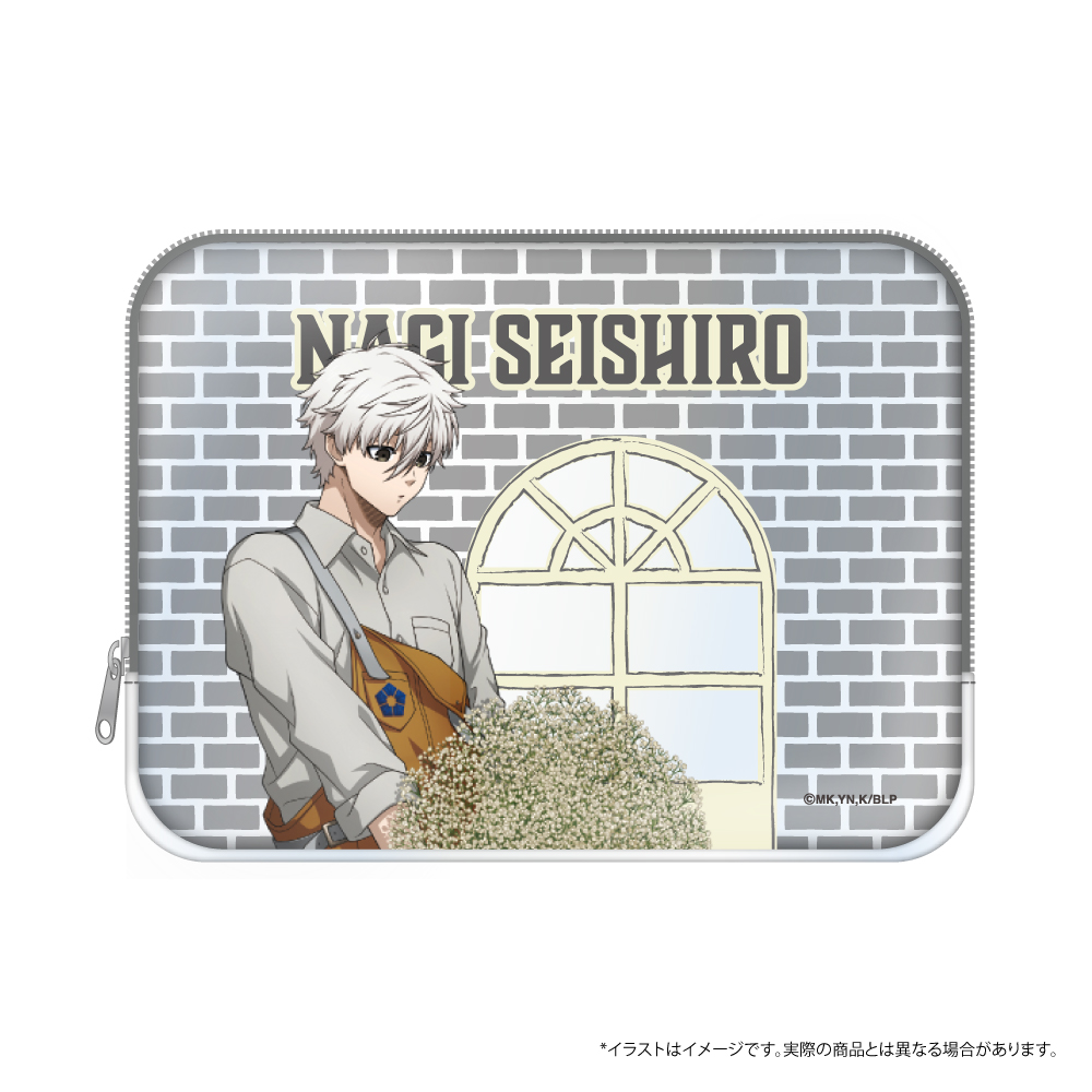 ブルーロック スクエアポーチ 凪 誠士郎(お花屋さん)