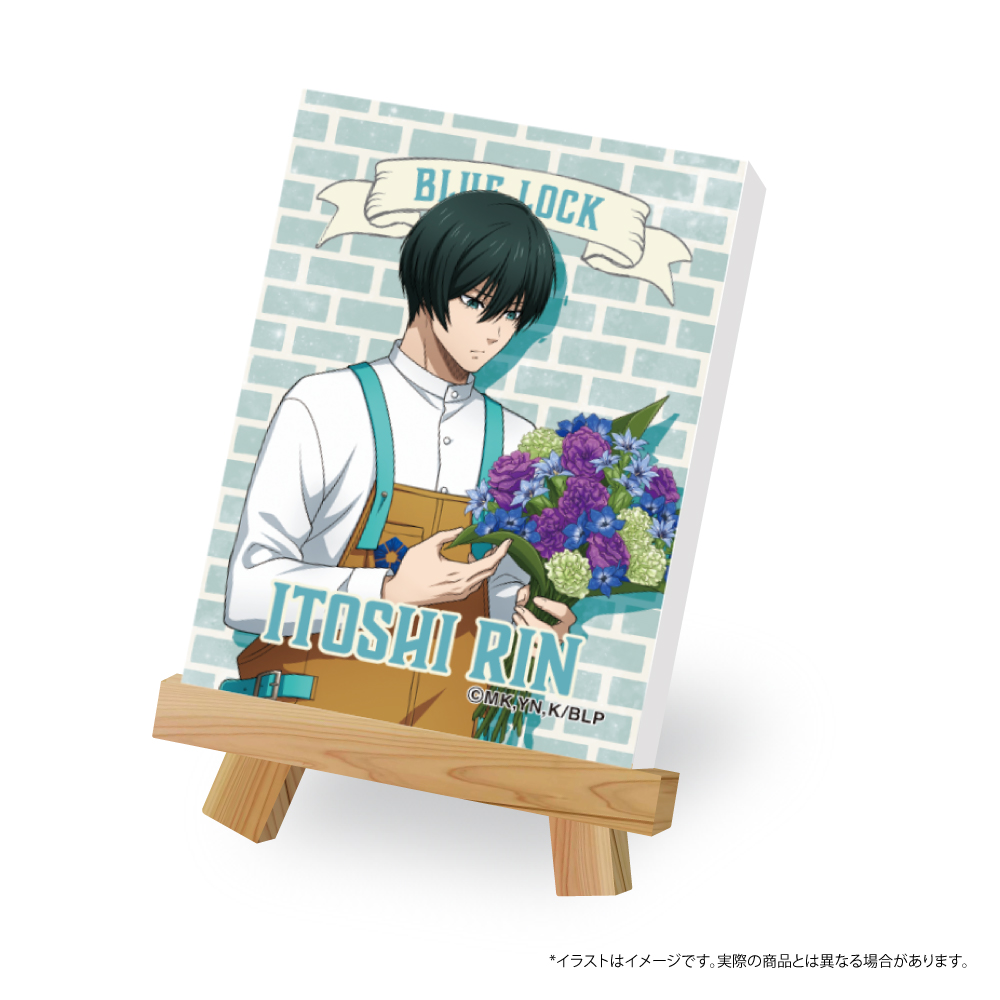 ブルーロック キャンバスボードミニ 糸師 凛(お花屋さん)