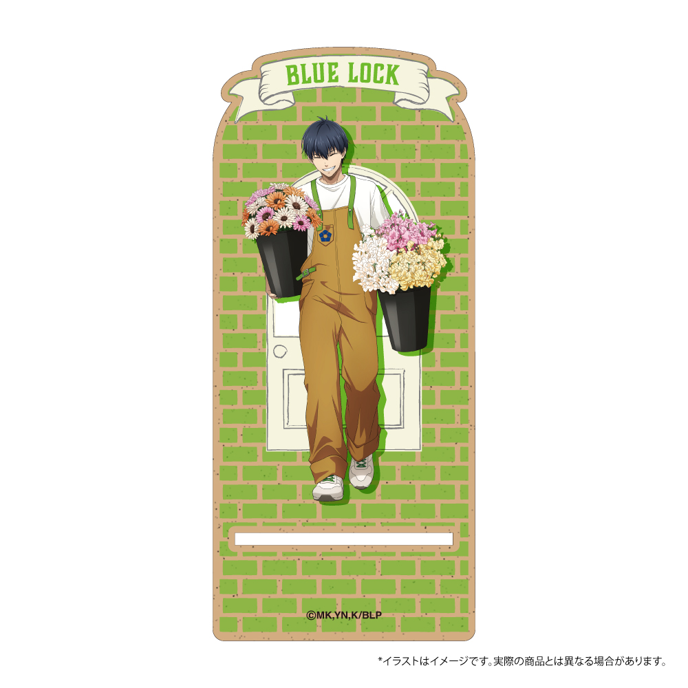 ブルーロック ウッドスマホスタンド 潔 世一(お花屋さん)