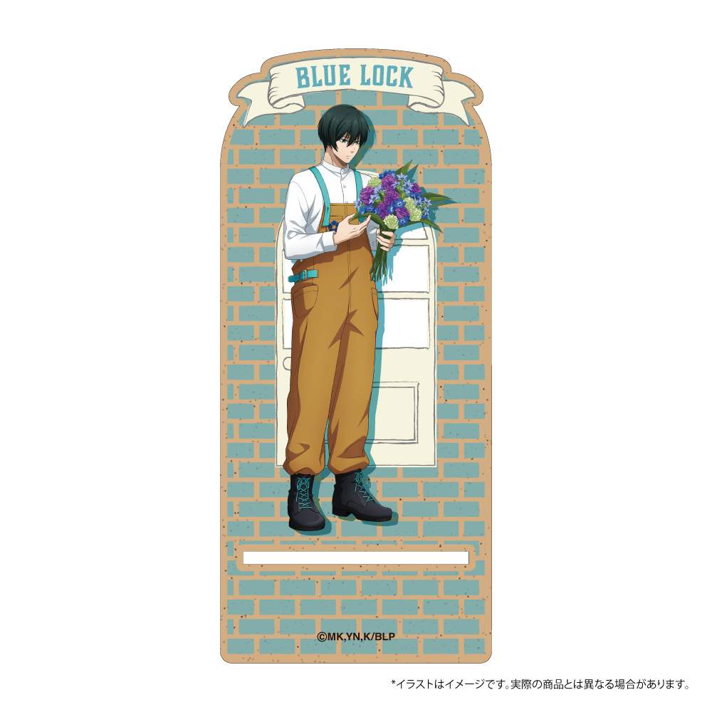 ブルーロック ウッドスマホスタンド 糸師 凛(お花屋さん)