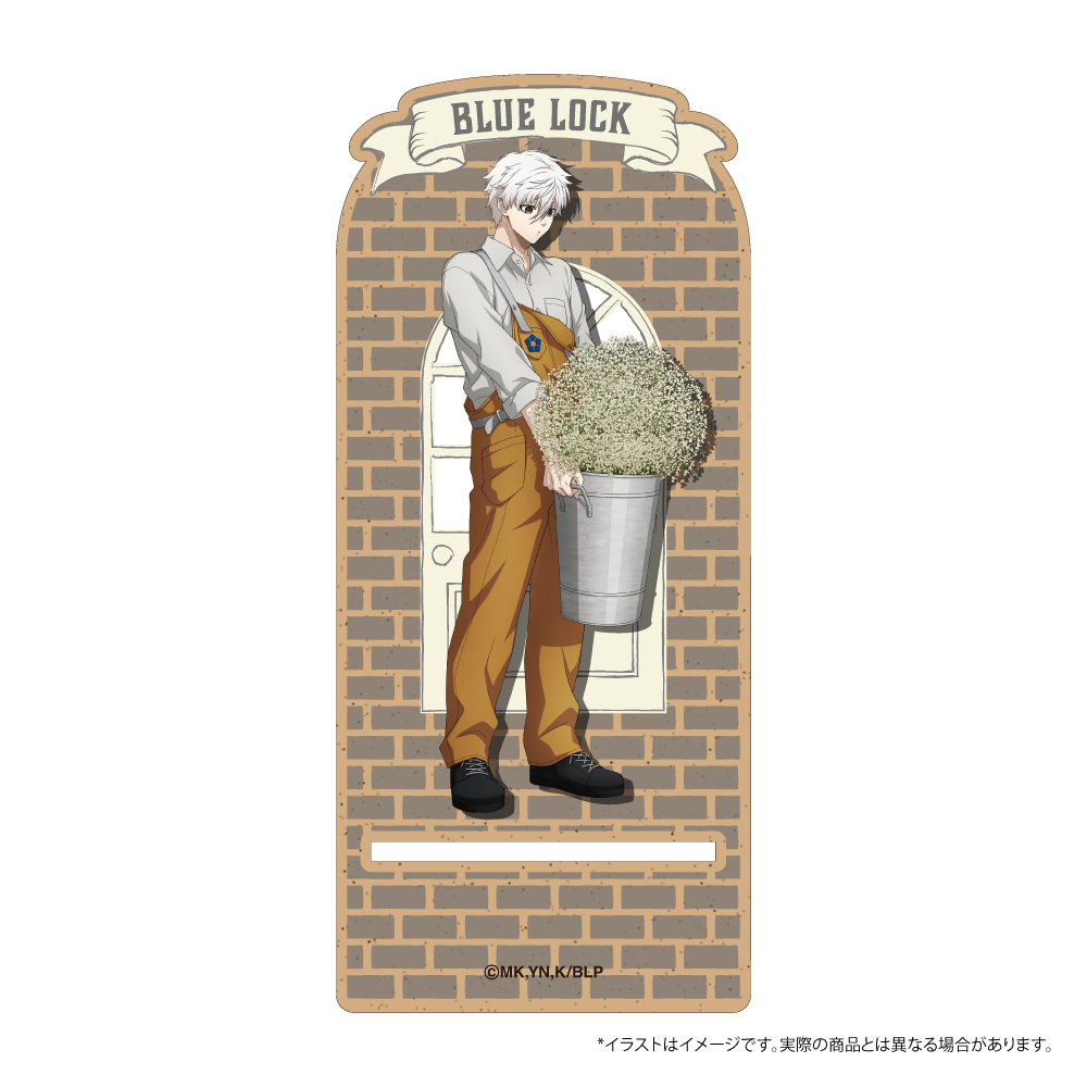 ブルーロック ウッドスマホスタンド 凪 誠士郎(お花屋さん)