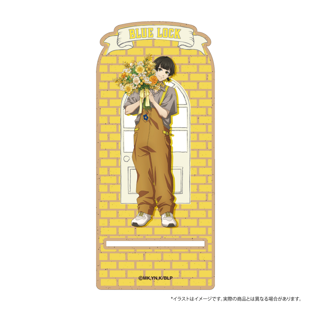 ブルーロック ウッドスマホスタンド 蜂楽 廻(お花屋さん)